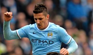Stevan Jovetic was on target in Manchester City's 4-1 win over Southampton.